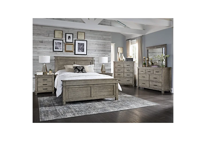 Glacier Point King Bedroom Group by AAmerica at Esprit Decor Home Furnishings